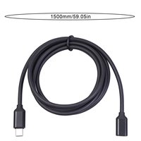 Tipo-C macho a hembra Cable de extensión Usb Tipo-C-macho a hembra Cable de extensión Conector Cable de extensión