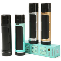 Nouveau best-seller Vente en gros Moulin à herbes en plastique avec étui de rangement Logo personnalisé Accessoires pour fumeurs