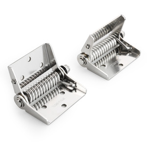 VANLUA <b>Spring</b> <b>Hinge</b> K255B-EK255B-C Stainless Steel Polished Torque-Assisted Load-Bearing For Distribution Boxes And Industrial - Product Image 1