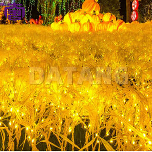 Outdoor Solar Led Wheat Ear <b>Flower</b> Landscape <b>Light</b> Ip65 Indoor/outdoor Garden Courtyard Decoration Golden Rice Lamp - Product Image 2