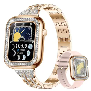 2024 Hot Women I68 Elegant Strap 1.57inch Screen 21 Sport Modes Phone Call Reminder Fashion Watches