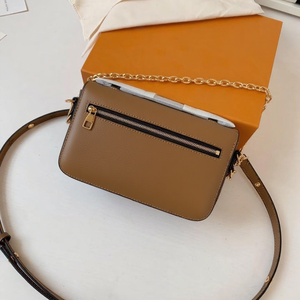 กระเป๋าสะพายไหล่มีสายโซ่สำหรับผู้หญิงกระเป๋าสะพายข้างแบบลำลองมีสไตล์ใช้งานได้หลากหลายน้ำหนักเบา - Product Image 6