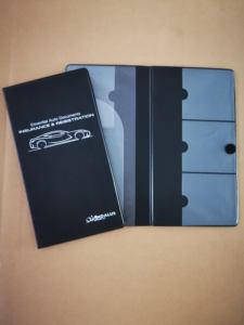 Porte-documents d'immatriculation et d'assurance de voiture en plastique PVC personnalisé Porte-documents d'immatriculation de véhicule Portefeuille de manuel de voiture - Product Image 2