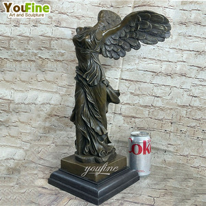 YOUFINE Grande <span class=keywords><strong>Statua</strong></span> di Dea Greca a Grandezza Naturale Scultura in Bronzo da Esterno Donna Senza <span class=keywords><strong>Testa</strong></span> <span class=keywords><strong>Statua</strong></span> della Vittoria Alata - Product Image 6