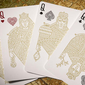 Пользовательские Печатные Игральные карты пользовательские роскошные текстуры золотой фольги ИГРАЛЬНЫЕ КАРТЫ с пользовательским логотипом игральные карты с коробкой - Product Image 5