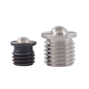 Perno de indexación M5-M16 para localización, pistón de resorte de acero al carbono, pistón roscado con brida, pistón de bola, cabezal de bola - Product Image 3