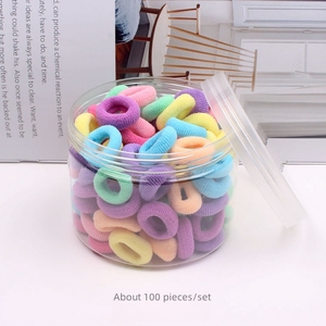 Lot de 100 Pièces de Barrettes Chouchous en Caoutchouc Colorées <span class=keywords><strong>pour</strong></span> Bébés et Enfants, Mini Élastiques <span class=keywords><strong>Cheveux</strong></span> en Coffret - Product Image 4