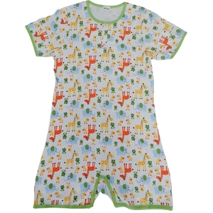 Body de Algodón Estampado para Adultos con Pierna Corta, Pijama Enterizo <span class=keywords><strong>ABDL</strong></span> para Mujer con <span class=keywords><strong>Manga</strong></span> Corta y Broches en la Entrepierna - Product Image 5