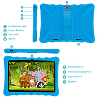 Nouvelle tablette Android 10 de 10 pouces pour enfants, 3 Go de RAM, 32 Go, tablette éducative avec Wi-Fi, batterie 5000 mAh, USB Type-C