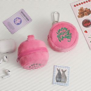 Monedero de Peluche Rosa para Bolsos, Regalo de Cumpleaños, Mini Cartera Bonita con Llavero para Niñas - Product Image 2