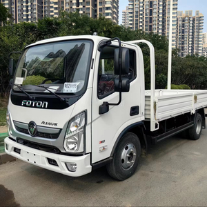 <span class=keywords><strong>Camion</strong></span> de fret Foton Oumako HLW1065VDJD6, usine chinoise Foton Aumark, camions de transport 4x2, prix des camions légers à plateau plat - Product Image 1