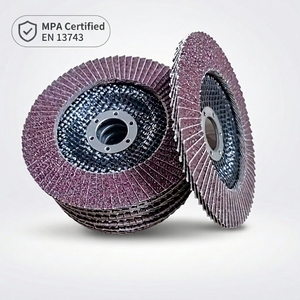 Disques de ponçage et de meulage à lamelles en oxyde d'aluminium de 4, 4,5, 5, 6, 7 et 9 pouces pour <span class=keywords><strong>meuleuse</strong></span> d'angle - Product Image 1