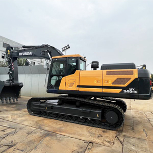 Excavadora de cadenas Hyundai HX340HD, tipo amarillo, capacidad de cazo de 34T, ecológica - Product Image 5