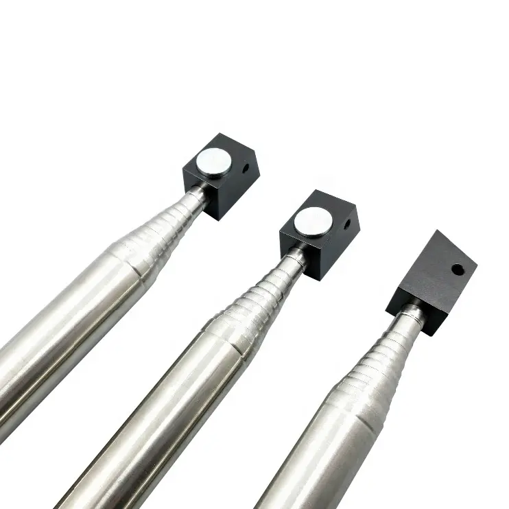 Custom stainless steel telescoping magnetic pick-up tool with magnet head
