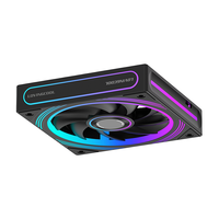 Refroidisseur liquide pour boîtier PC panoramique LOVINGCOOL FL-360 avec double effet lumineux intégré, ventilateur ARGB 120 mm à rotation avant-arrière, échantillon disponible
