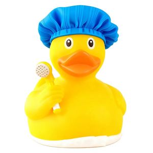 Juguete Promocional Personalizado de PVC, Patito de Goma Amarillo Cantante, Juguetes de Baño Impresos al por Mayor para Niños Pequeños - Product Image 4