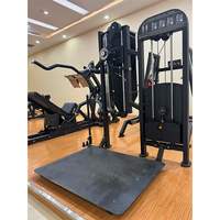 Máquina de Gimnasio Multifuncional de Doble Función para Brazos, Bíceps y Tríceps, Máquina de Curl de Brazos de Pie con Peso Integrado