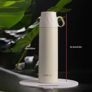 The New One-Cover Dual-Purpose <b>Thermos</b> Outdoor Portable Sports 304 Stainless Steel Cold <b>Cup</b> - Product Image 5