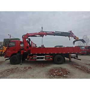 Camion grue Dongfeng K5 4*2, 8 tonnes, flèche pliante à 5 sections avec grappin, véhicule de transport multifonctionnel - Product Image 5