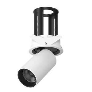 Vente en gros rotatif 7W 12W 20W COB LED encastré au plafond rétractable Downlight luminaire en aluminium encastré projecteurs montés - Product Image 1