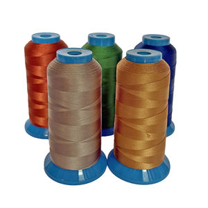 Fil à coudre collé en nylon haute résistance Tex70 210D/3 couleur marron N6 N66 pour pantoufles en cuir - Product Image 6