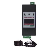 Compteur d'impulsions Telebahn à 7 chiffres (0-9999999) avec affichage OLED, compteur d'événements transitoires avec télécommande RS485