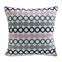 Chaîne nordique brodé velours oreiller couleur unie Imitation lapin fourrure cordon couverture pour la maison canapé-lit coussin utilisation