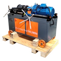 Automatic Anchor Bolt Threading Machine Construction Rebar Thread Rolling Threaded Rod Making with New Condition Motor