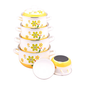 Vente flash : Casserole en émail de 18 à 26 cm, ustensiles de cuisine, pot à soupe, style classique, ustensiles de cuisine de camping, pot en émail durable, cuisine turque - Product Image 6