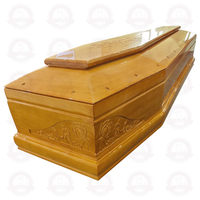 Ataúd de Estilo Europeo Personalizable, de Madera, con Certificación FSC, para Uso en Funerarias, Accesorios para Ataúdes
