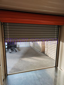 Kontainer sewa baja gudang prefabrikasi, wadah penyimpanan sendiri rakitan paket datar dapat ditumpuk ponsel - Product Image 4