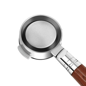 58mm Naked Bottomless Portafilter Thép không gỉ Tay cầm bằng gỗ Espresso Coffee Portafilter cho Breville BES920 - Product Image 6