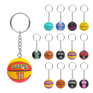 Llavero de Mini Baloncesto de Anime, Colgante de PVC y Goma, Materiales con Relieve, Impresión Digital, Impermeable, Recuerdo, Regalo - Product Image 3