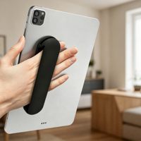 Sangle de maintien en silicone pour tablette, poignée à une main, ventouses puissantes, poignée antidérapante portable pour iPad, Samsung Tab, Kindle de 7 à 13 pouces