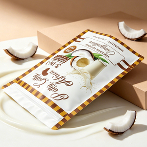 Bolsa de Embalaje con Cierre Reutilizable y Logotipo Personalizado para Dulces de Coco, Frutas y Golosinas - Product Image 3