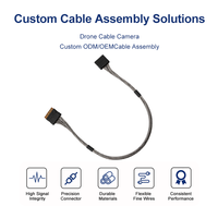 Câble coaxial micro ICape 8.Micro, assemblage de câbles FPC personnalisés, 16 broches, pas de 0,3 mm, câble de caméra pour drone, OEM ODM