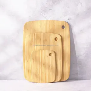 Woodsun Bamboo Kitchen Chopping Block Wood Bamboo Cutting Board