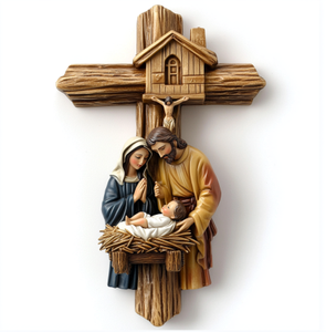 थोक उच्च गुणवत्ता वाले घर की सजावट जेस्स क्राइस्ट धार्मिक चर्च स्मृति चिन्ह जेसस लकड़ी - Product Image 4