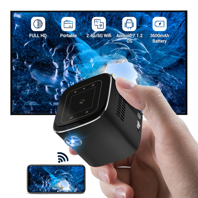 Factory Supply Portable Mini DLP Projector for Outdoor Entertainment Projectors