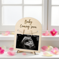Cadre photo en bois personnalisé écologique pour la grossesse des femmes enceintes Naissance des enfants Tous les festivals Décoration de bureau Souvenir