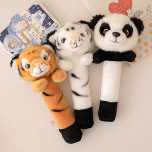 Nouveau produit : Bâton de <span class=keywords><strong>massage</strong></span> en peluche tigre, doux et de haute qualité, avec yeux en plastique, pour soulager la fatigue - Product Image 2