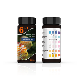 水槽の水質検査用6in1水質検査紙 - Product Image 6