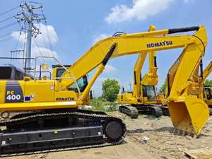 รถขุดโคมัตสุมือสอง รุ่น PC400/PC400-6/PC400-7 ขนาด 40 ตัน เครื่องจักรก่อสร้างไฮดรอลิก เครื่องยนต์อีซูซุ เกียร์ปั๊ม-รุ่นปี 2023 - Product Image 3