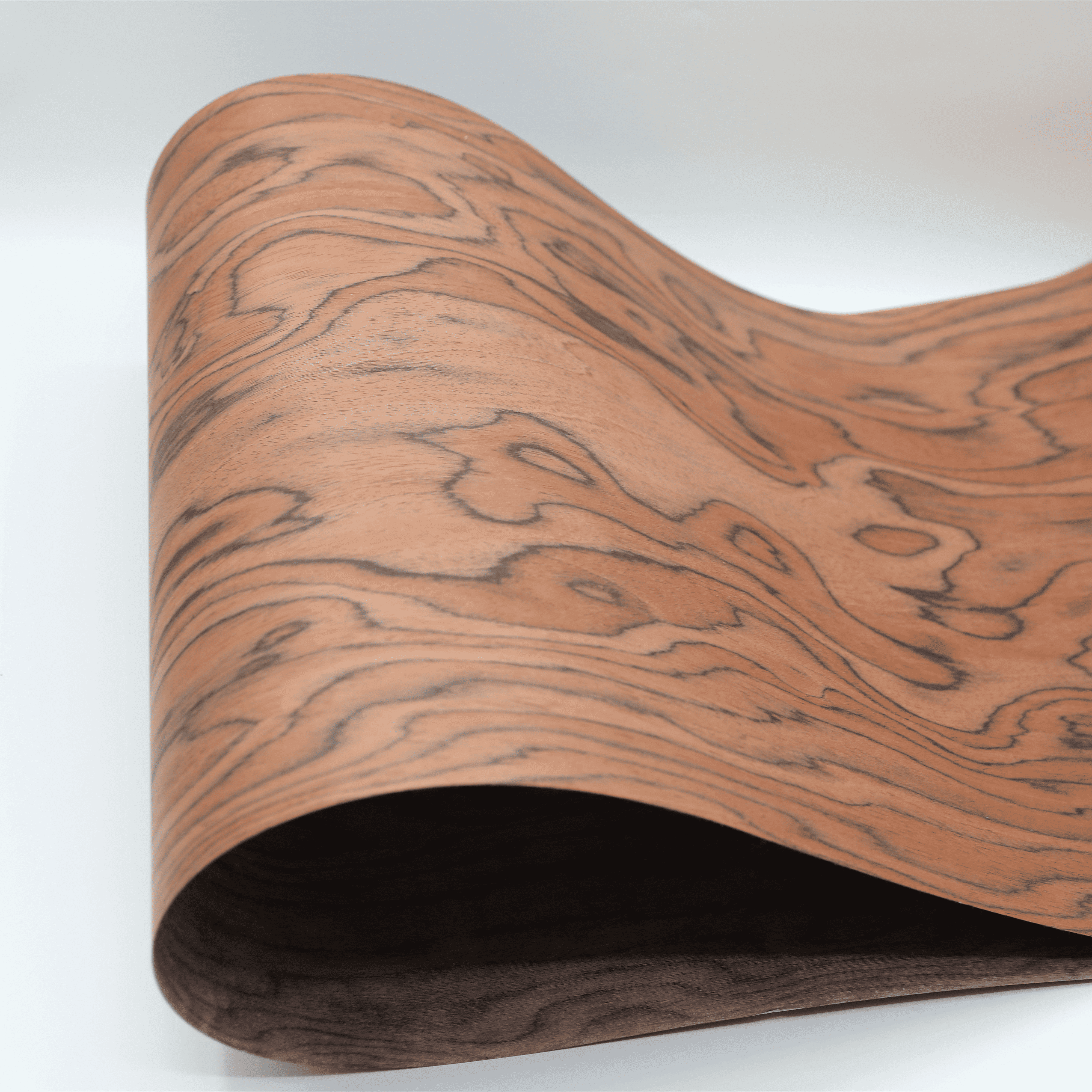 Irregular Graphics Brown Engineered Wood Veneer 2'*8' Traditional