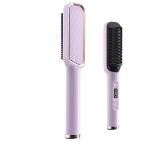 Lisseur de cheveux chaud, brosse lissante pour cheveux, brosse à utiliser sur cheveux secs ou mouillés, brosse lissante pour cheveux - Product Image 1