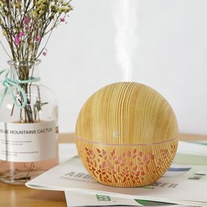 Difusor de Aroma con Diseño de Madera YX-021h, Alimentado por USB, Luz Nocturna de 7 Colores, Humidificador para el Hogar, Difusor de Aceites Esenciales, Capacidad Inferior a 0.5L - Product Image 1