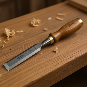 Cincel Stanley de 25 mm con mango de madera para trabajar la madera - Product Image 3