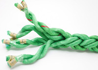 Corde tissée PE tressée à 8/12 brins 4mm-60mm Corde torsadée d'amarrage Nylon et Polyester Emballage enroulé mixte