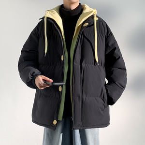 เสื้อแจ็คเก็ตกันหนาวแบบหนาสำหรับฤดูใบไม้ร่วงและฤดูหนาว ป้องกันลมหนาว แฟชั่นทันสมัย ทนทานต่อการใช้งาน ทรงหลวม มีฮู้ด ยาวพิเศษเพื่อความสบาย - Product Image 2