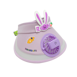 Sombrero de Protección Solar para Niños HY, <span class=keywords><strong>Gorra</strong></span> de Verano con <span class=keywords><strong>Visera</strong></span> de Conejo de Dibujos Animados y Ala Ancha para Niños - Product Image 2